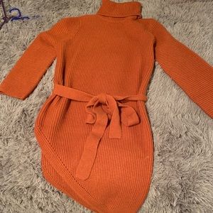 Copper long sweater